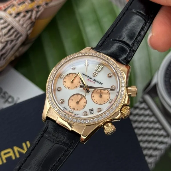 Жіночий годинник Pagani Design PD-1730 Gold-Black фото 5